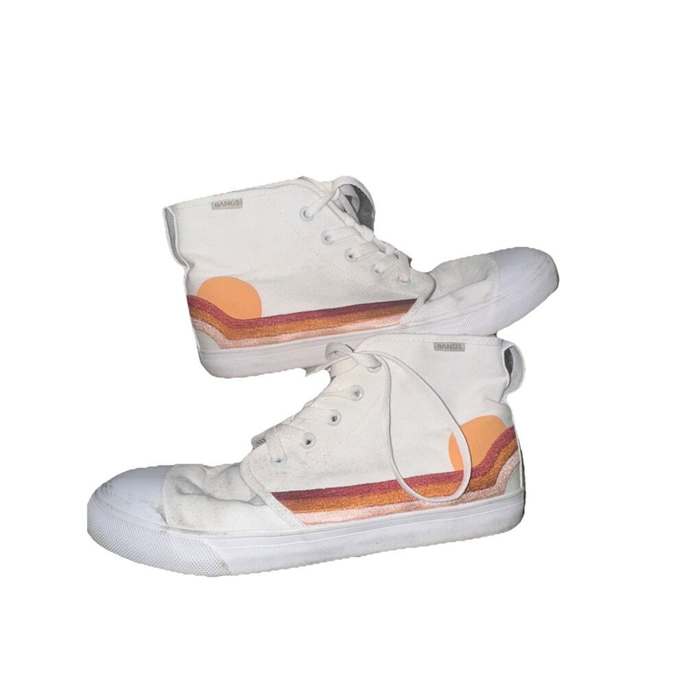 Size W 9.5 M 8 Bangs High Tops - Retro Dream Retro Hippe Shoes SRB